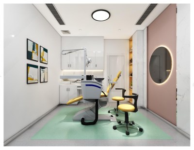 现代医院3D模型下载